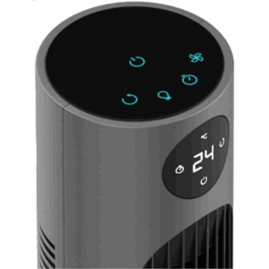 Cecotec EnergySilence 800 Skyline Smart | Tower Fan | Stand Fan | 60 W | Diameter 27 cm | Number of speeds 3 | Oscillation | Remote control | Black/Grey - Image 7
