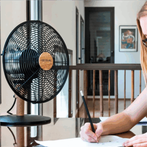 Cecotec EnergySilence 600 WoodDesk | Desktop Fan | Table Fan | 40 W | Diameter 30 cm | Number of speeds 3 | Oscillation | Beige/Black - Image 4