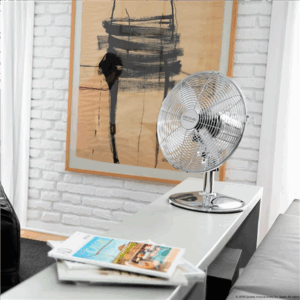 Cecotec EnergySilence 620 RetroDesk | Desktop Fan | Table Fan | 40 W | Diameter 30 cm | Number of speeds 3 | Oscillation | Silver - Image 3