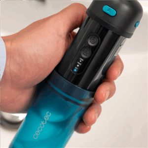 Cecotec Oral Irrigator | ToothCare Jet Splash | 150 ml | Black/Blue | Number of heads 2 - Image 3