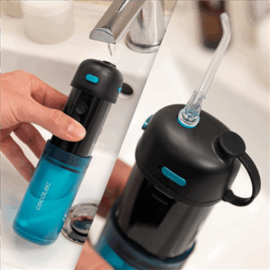 Cecotec Oral Irrigator | ToothCare Jet Splash | 150 ml | Black/Blue | Number of heads 2 - Image 5