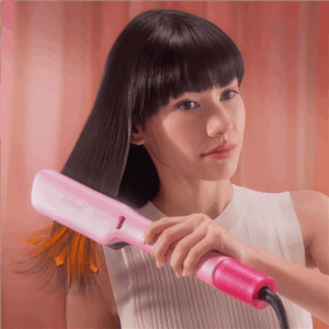 Cecotec Hair Straightener | Air Lisse Champagne | Ceramic heating system | Ionic function | Temperature (max) 230 °C | Temperature (min) 100 °C | Number of heating levels 3 | 1600 W | Champagne - Image 6