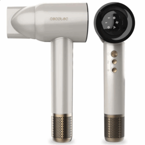 Cecotec Hair dryer | DryGlam Waves Champagne | 1600 W | Number of temperature settings 3 | Ionic function | Champagne | Diffuser nozzle - Image 3