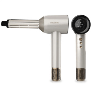 Cecotec Hair dryer | DryGlam Waves Champagne | 1600 W | Number of temperature settings 3 | Ionic function | Champagne | Diffuser nozzle - Image 4