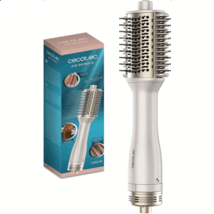 Cecotec Air Brush with Heating Plates | Air DryBold | Ceramic heating system | Ion conditioning | 1200 W | Gold/White - Image 2