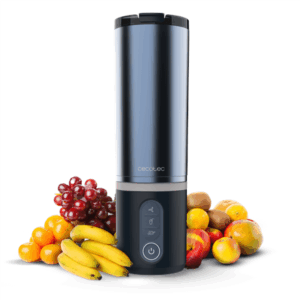 Cecotec Blender | Power Titanium Shake2Go | Portable | 180 W | Jar material BPA-free | Jar capacity 0.6 L | Dark Steel - Image 2