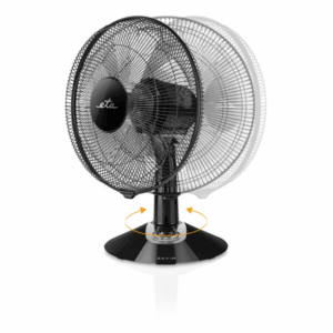 ETA | Zefir ETA160790010 | Table Fan | 45 W | Diameter 30 cm | Number of speeds 3 | Oscillation | Black - Image 3