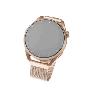 Fixed | Mesh Strap with Quick Release, 18mm, Stainless Steel Mesh Strap for Smartwatch | Gold - Image 4