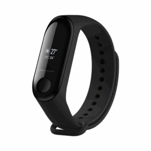 Fixed | Silicone Strap for Xiaomi Mi Band 3/4 | Black - Image 2