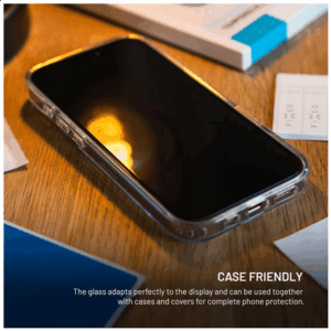 Fixed Screen protector | Apple | iPhone 17 | Tempered glass | Black | Full Cover 2.5D - Image 5