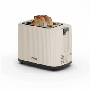 Princess Wave Toaster | 142337 | Power 930 W | Number of slots 2 | Housing material Plastic | Beige - Image 2