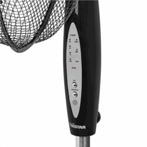 Tristar | Fan | VE-5899 | Stand Fan | 45 W | Diameter 40 cm | Number of speeds 3 | Oscillation | Remote control | Black - Image 3