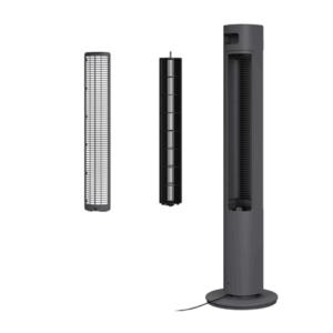 Duux | Fan | Elevate | Smart Tower Fan | 4.5-40 W | Number of speeds 12 | Oscillation | Remote control | Grey - Image 6