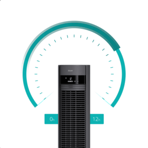 Duux Fan | Elevate | Tower Fan | 40 W | Diameter 29 cm | Number of speeds 12 | Oscillation | Gray - Image 8
