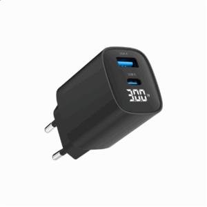 Gembird 2-port 30W USB fast charger, LCD | TA-UC-PDQC30LCD-BK-01 - Image 2