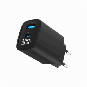 Gembird 2-port 30W USB fast charger, LCD | TA-UC-PDQC30LCD-BK-01 - Image 4