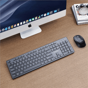 Gembird KBS-WCH-04-RU | Keyboard and Mouse Set | Wireless | Russian | Black - Image 2