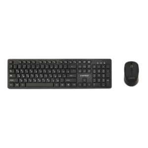 Gembird KBS-WCH-04-RU | Keyboard and Mouse Set | Wireless | Russian | Black - Image 3