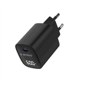 Gembird TA-UC-1C-PD60LCD-01-BK | 60W USB Type-C fast charger, LCD - Image 3