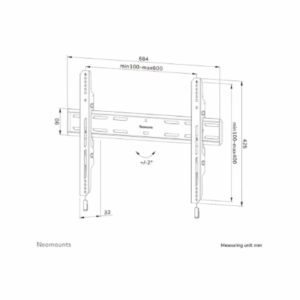 Neomounts Wall mount | WL30S-850BL16 TV mount | Micro adjustment | 42-86 " | Maximum weight (capacity) 60 kg | Black - Image 21