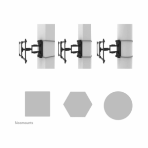 Neomounts Pillar Mount | WL40S-910BL16 | Levelling, tilt, swivel, depth | 40-70 " | Maximum weight (capacity) 45 kg | Black - Image 5