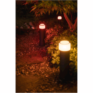 Philips Hue WCA Calla Outdoor Large Bollard, Black | 8 W | 2000-6500 Hue White Colour Ambiance - Image 9