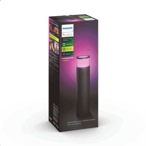 Philips Hue WCA Calla Outdoor Large Bollard, Black | 8 W | 2000-6500 Hue White Colour Ambiance - Image 7