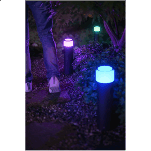 Philips Hue WCA Calla Outdoor Large Bollard, Black | 8 W | 2000-6500 Hue White Colour Ambiance - Image 8
