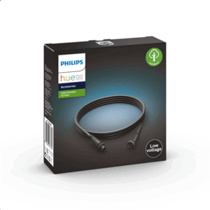 Lauko prailginimo laidas Philips Hue 1736830PN, 2,5 m, juodas, IP67 - Image 3