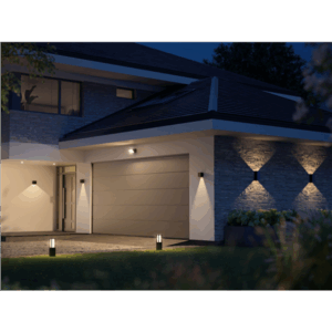 Philips Hue WCA Resonate Outdoor Downward Wall Lantern, Black | 8 W | 2000-6500 Hue White Colour Ambiance - Image 11