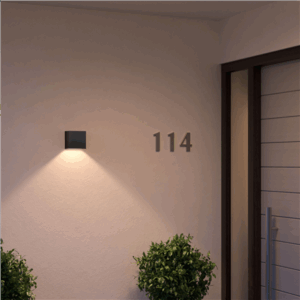 Philips Hue WCA Resonate Outdoor Downward Wall Lantern, Black | 8 W | 2000-6500 Hue White Colour Ambiance - Image 8