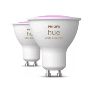 Philips Hue Smart Spotlight, 2pcs pack | GU10 | 4.2 W | Warm to cool white and color - Image 2