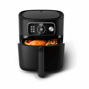 Philips XXL Airfryer | HD9876/90 Ovi | Power 2200 W | Capacity 8.3 L | Black - Image 2