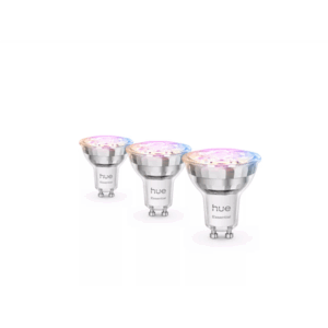 Philips Hue E WCA 345 GU10 3P EU | E27 | 8 W | 16 million colors, White and colored light