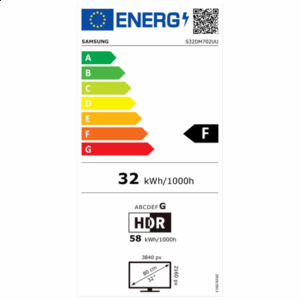 Samsung | LS32DM702UUXDU | 32 " | VA | 16:9 | 60 Hz | 4 ms | 3840 x 2160 pixels | 300 cd/m² | HDMI ports quantity 2 | Black - Image 1