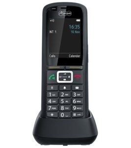 Auerswald COMfortel M-730 DECT-Handset DECT telefonas Skambintojo ID Juoda - Image 2