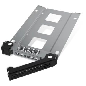 Icy Dock MB992TRAY-B diskų įrenginio skyriaus dangtelis Juoda, Sidabras