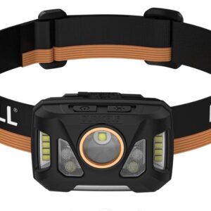 Duracell DH1000R Prožektorius ant galvos juodas, oranžinis