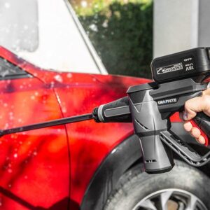 Graphite 58G083 slėginis plautuvas Kompaktiškos Baterija 170 l/h Pilka - Image 2