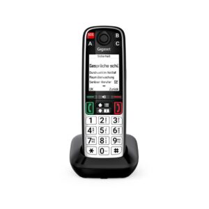 Gigaset EASY 500 Analoginio ryšio / DECT telefonas Skambintojo ID Juoda, Sidabras - Image 3