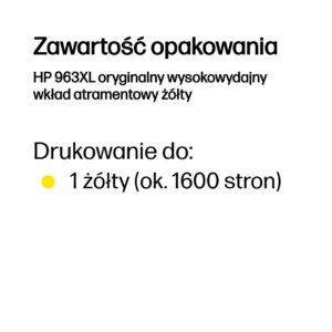 HP 963XL High Yield Yellow Original Ink Cartridge - Image 2