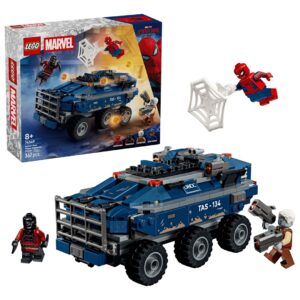 LEGO MARVEL 76349 Spider-Mano persekiojimas kalinių transporto automobilio