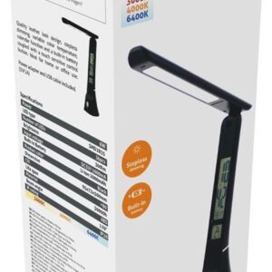 Avide ABLDLC-6W-B-HG stalinė lempa LED Juoda, Ruda - Image 3