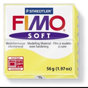 Modelinas Fimo, 56g, geltonos spalvos