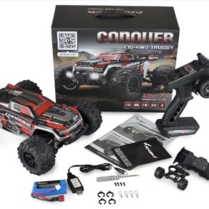Amewi Conquer Race Truggy brushed Radijo bangomis valdomas (RC) modelis Visureigė transporto priemonė Elektrinis variklis 1:16 - Image 3