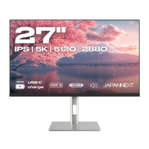 JAPANNEXT JN-IPS275K-HSPC9 kompiuterio monitorius 68,6 cm (27") 5120 x 2880 pikseliai 5K Ultra HD LED Juoda, Sidabras - Image 2