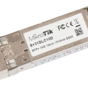 Mikrotik S+31DLC10D tinklo siųstuvų-imtuvų modulis Optinis pluoštas 10000 Mbit/ai SFP+ 1310 nm
