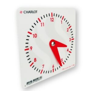 Informacinis laikrodis Charlot, 10x10cm