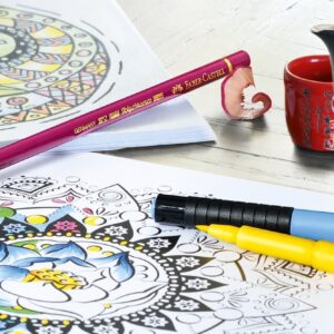 Rašiklis piešimui Faber-Castell PITT Artist Pen B, teptukinis, #125 Middle Purple Pink - Image 3