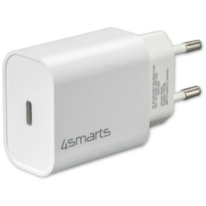 4smarts VoltPlug 20W PD USB-C Laidinis įkroviklis with USB-C to Lightning cable baltos spalvos - Image 2